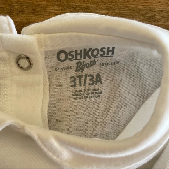 NWT OshKosh Peter Pan Collar Long Sleeve - Picture 4 of 5